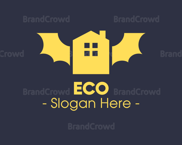 Yellow Bat House Logo