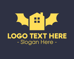 Window - Yellow Bat House logo design