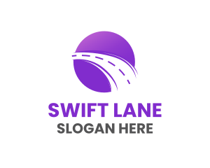Lane - Highway Road Transportation logo design