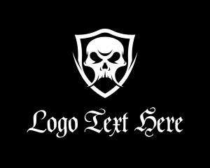 Pubg - Death Skull Tattoo logo design