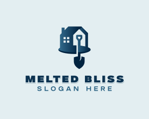 House Builder Shovel  Logo