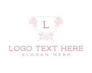 Floral - Diamond Event Planner logo design