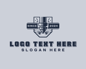 Mechanical - Metal Laser Fabrication logo design