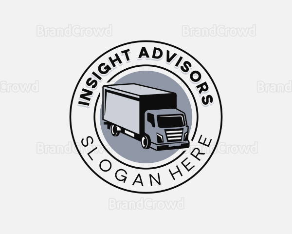 Logistics Truck Mover Logo