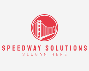 Roadway - San Francisco Bridge Landmark logo design