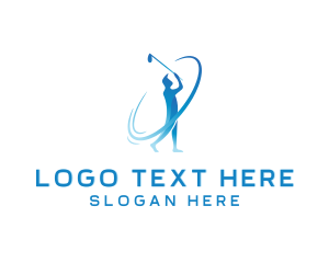 Caddie - Golf Sports Tournament Athlete logo design