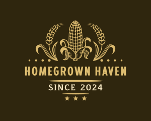 Homegrown Farmers Market logo design