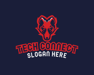 Streamer - Angry Wolf Esports logo design
