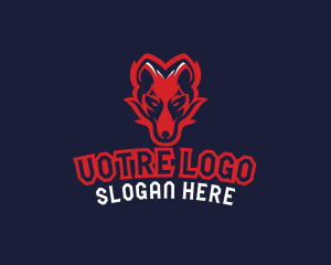 Angry Wolf Esports logo design