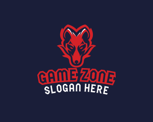 Esports - Angry Wolf Esports logo design