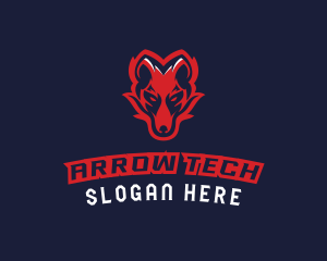 Angry Wolf Esports logo design