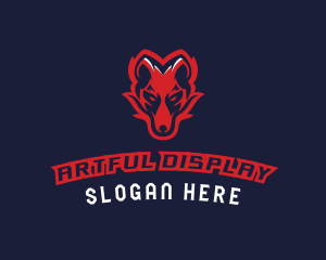 Angry Wolf Esports logo design