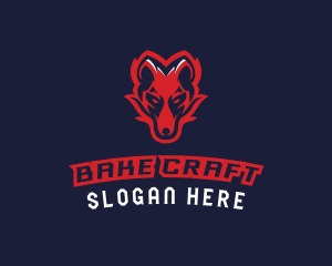 Angry Wolf Esports logo design