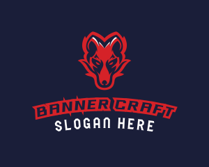 Angry Wolf Esports logo design