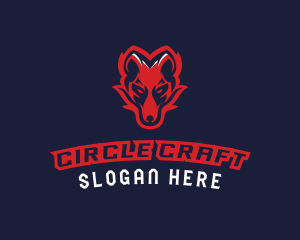 Angry Wolf Esports logo design