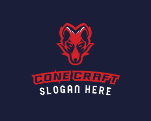 Angry Wolf Esports logo design