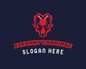 Angry Wolf Esports logo design