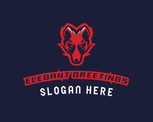 Angry Wolf Esports logo design