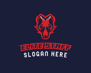 Angry Wolf Esports logo design