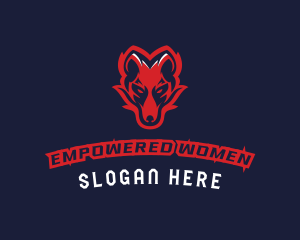 Angry Wolf Esports logo design