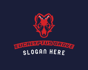 Angry Wolf Esports logo design