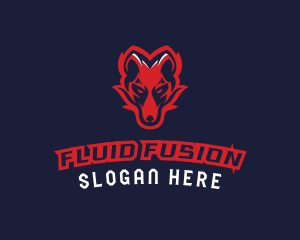 Angry Wolf Esports logo design