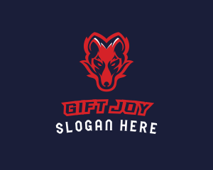 Angry Wolf Esports logo design