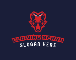 Angry Wolf Esports logo design