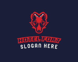 Angry Wolf Esports logo design