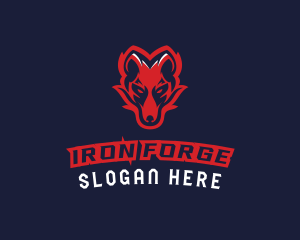 Angry Wolf Esports logo design