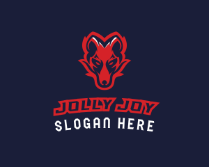 Angry Wolf Esports logo design