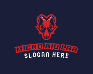 Angry Wolf Esports logo design