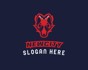 Angry Wolf Esports logo design