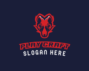 Angry Wolf Esports logo design