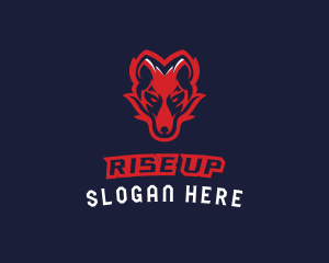 Angry Wolf Esports logo design