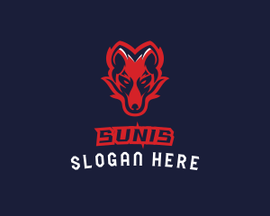 Angry Wolf Esports logo design