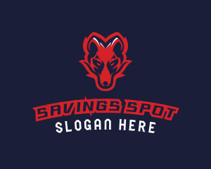 Angry Wolf Esports logo design