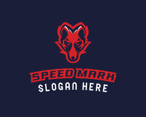 Angry Wolf Esports logo design