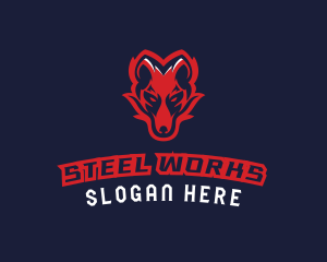 Angry Wolf Esports logo design