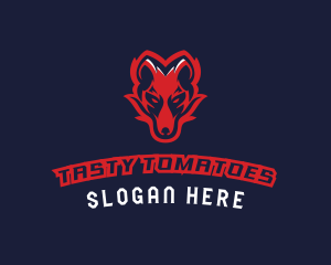 Angry Wolf Esports logo design