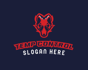 Angry Wolf Esports logo design