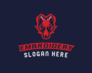 Angry Wolf Esports logo design