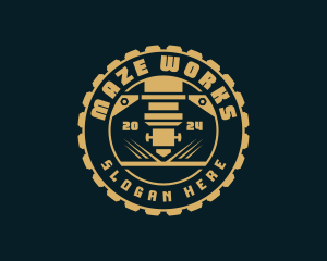 Metalworks Laser Machinery logo design