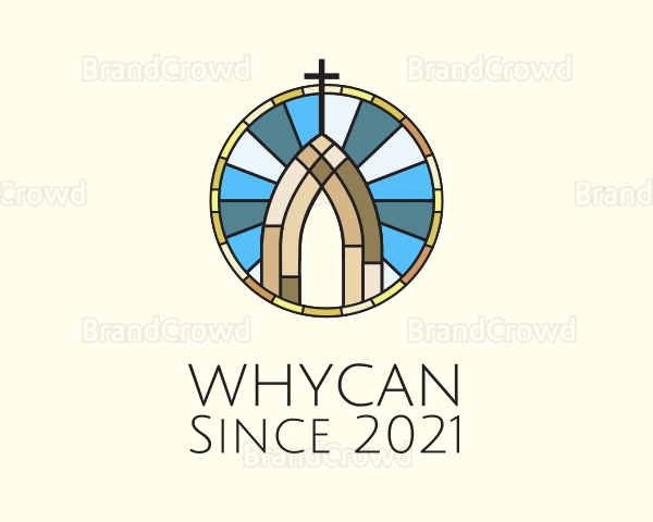 Church Stained Glass Logo