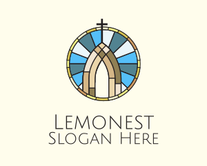 Church Stained Glass Logo