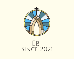 Blessing - Church Stained Glass logo design