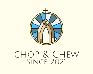 Praise - Church Stained Glass logo design