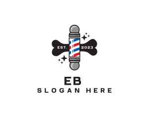 Emblem - Pet Grooming Barber logo design