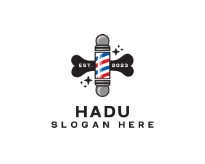 Emblem - Pet Grooming Barber logo design