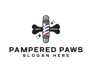 Grooming - Pet Grooming Barber logo design